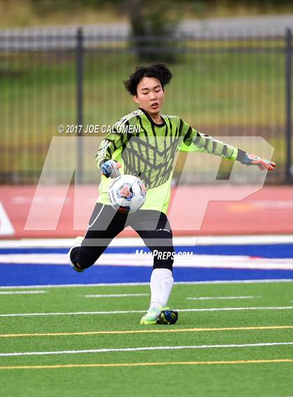 Thumbnail 3 in Dallas International vs Presbyterian Pan American (TAPPS State Soccer Championship Final) photogallery.