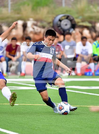 Thumbnail 3 in Dallas International vs Presbyterian Pan American (TAPPS State Soccer Championship Final) photogallery.