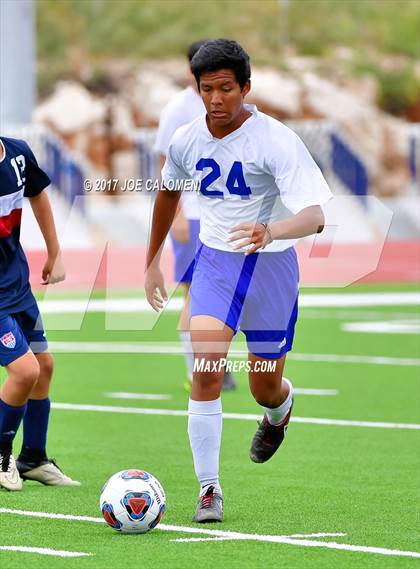 Thumbnail 2 in Dallas International vs Presbyterian Pan American (TAPPS State Soccer Championship Final) photogallery.