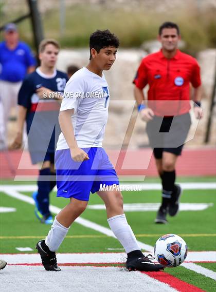 Thumbnail 3 in Dallas International vs Presbyterian Pan American (TAPPS State Soccer Championship Final) photogallery.