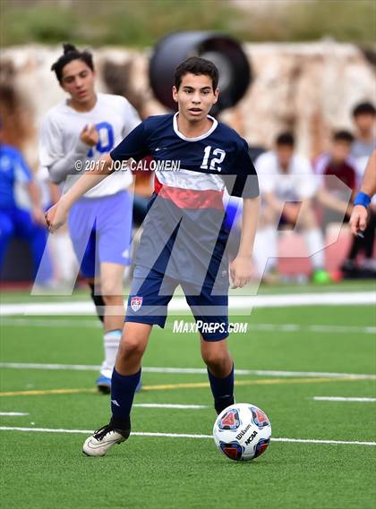 Thumbnail 1 in Dallas International vs Presbyterian Pan American (TAPPS State Soccer Championship Final) photogallery.