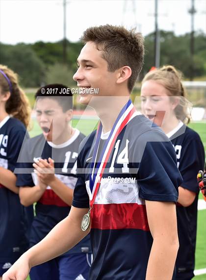 Thumbnail 1 in Dallas International vs Presbyterian Pan American (TAPPS State Soccer Championship Final) photogallery.