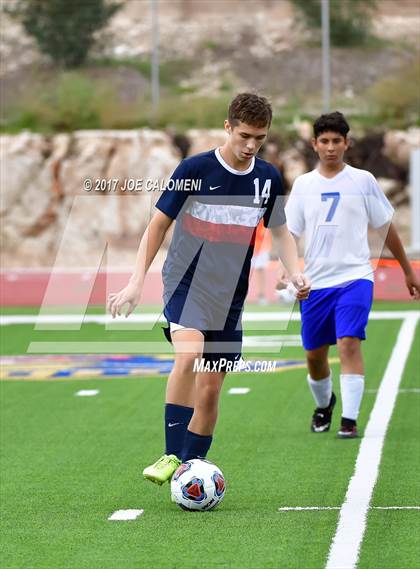Thumbnail 2 in Dallas International vs Presbyterian Pan American (TAPPS State Soccer Championship Final) photogallery.