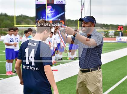 Thumbnail 3 in Dallas International vs Presbyterian Pan American (TAPPS State Soccer Championship Final) photogallery.