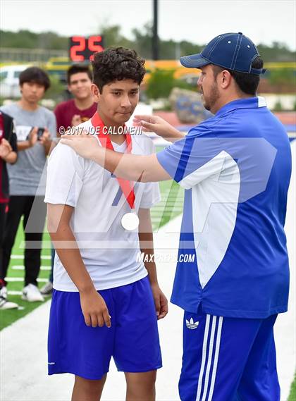 Thumbnail 2 in Dallas International vs Presbyterian Pan American (TAPPS State Soccer Championship Final) photogallery.