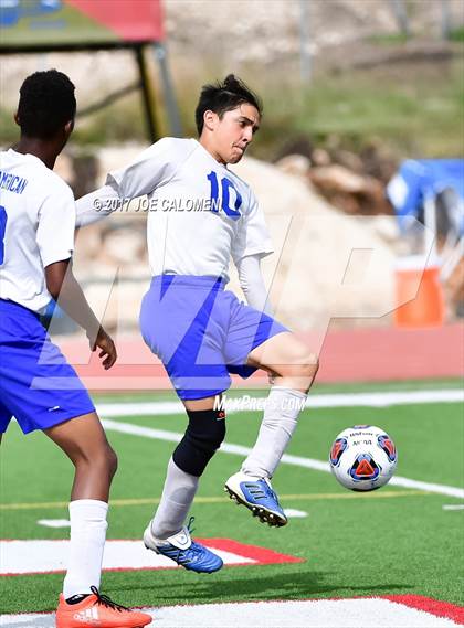 Thumbnail 3 in Dallas International vs Presbyterian Pan American (TAPPS State Soccer Championship Final) photogallery.