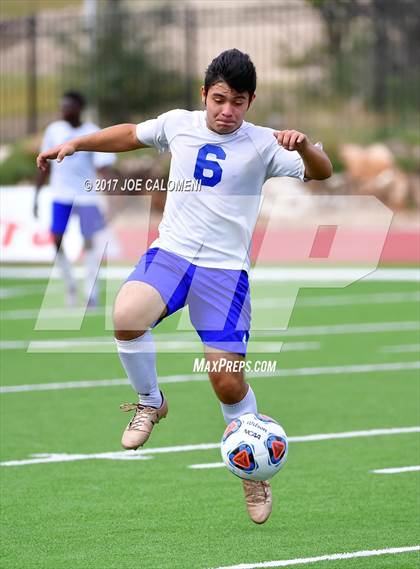 Thumbnail 2 in Dallas International vs Presbyterian Pan American (TAPPS State Soccer Championship Final) photogallery.