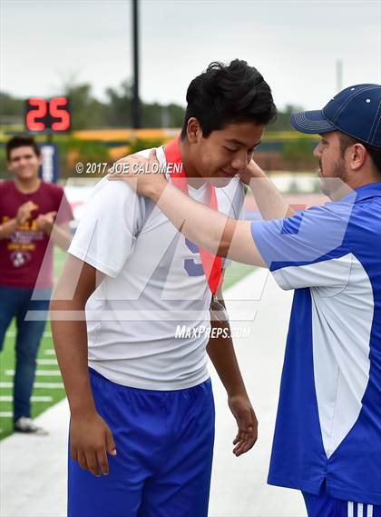 Thumbnail 3 in Dallas International vs Presbyterian Pan American (TAPPS State Soccer Championship Final) photogallery.