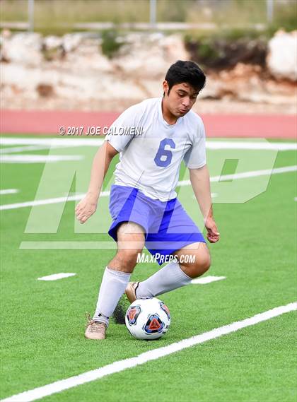 Thumbnail 3 in Dallas International vs Presbyterian Pan American (TAPPS State Soccer Championship Final) photogallery.