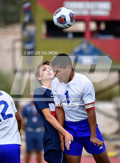 Thumbnail 1 in Dallas International vs Presbyterian Pan American (TAPPS State Soccer Championship Final) photogallery.