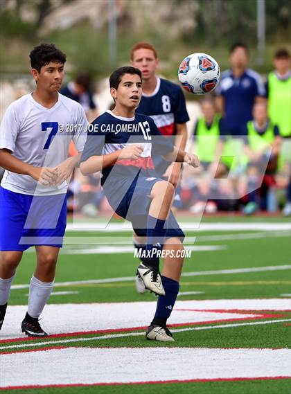 Thumbnail 1 in Dallas International vs Presbyterian Pan American (TAPPS State Soccer Championship Final) photogallery.