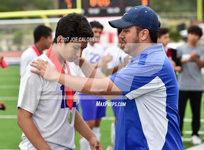 Thumbnail 3 in Dallas International vs Presbyterian Pan American (TAPPS State Soccer Championship Final) photogallery.