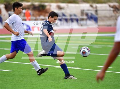 Thumbnail 2 in Dallas International vs Presbyterian Pan American (TAPPS State Soccer Championship Final) photogallery.