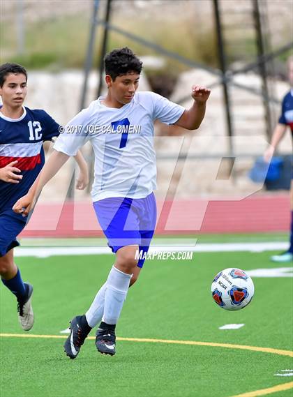 Thumbnail 1 in Dallas International vs Presbyterian Pan American (TAPPS State Soccer Championship Final) photogallery.