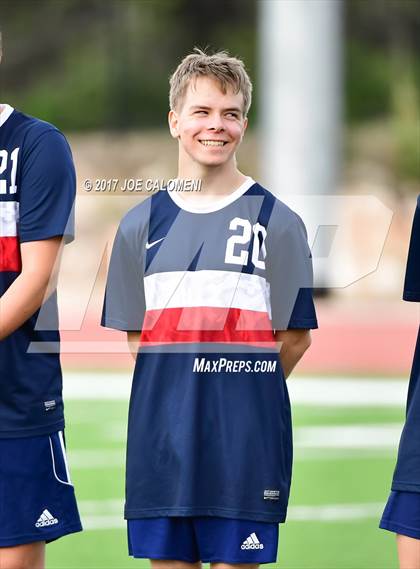 Thumbnail 3 in Dallas International vs Presbyterian Pan American (TAPPS State Soccer Championship Final) photogallery.