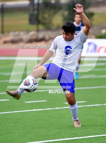 Thumbnail 1 in Dallas International vs Presbyterian Pan American (TAPPS State Soccer Championship Final) photogallery.