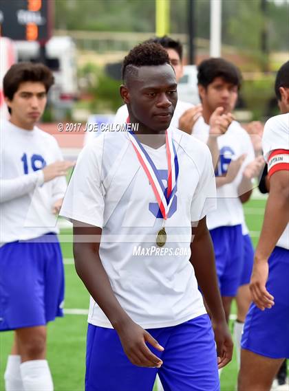 Thumbnail 2 in Dallas International vs Presbyterian Pan American (TAPPS State Soccer Championship Final) photogallery.