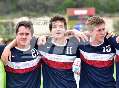 Thumbnail 2 in Dallas International vs Presbyterian Pan American (TAPPS State Soccer Championship Final) photogallery.