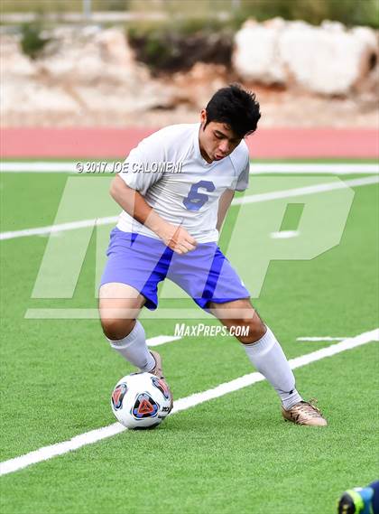Thumbnail 2 in Dallas International vs Presbyterian Pan American (TAPPS State Soccer Championship Final) photogallery.