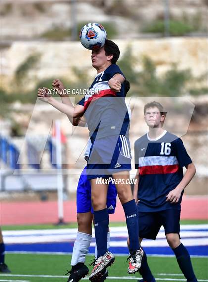 Thumbnail 3 in Dallas International vs Presbyterian Pan American (TAPPS State Soccer Championship Final) photogallery.