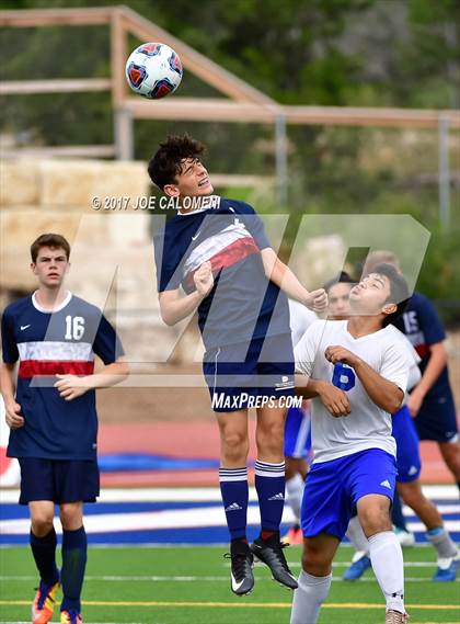 Thumbnail 2 in Dallas International vs Presbyterian Pan American (TAPPS State Soccer Championship Final) photogallery.