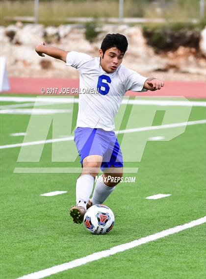 Thumbnail 1 in Dallas International vs Presbyterian Pan American (TAPPS State Soccer Championship Final) photogallery.