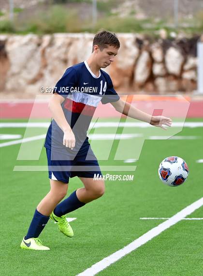 Thumbnail 1 in Dallas International vs Presbyterian Pan American (TAPPS State Soccer Championship Final) photogallery.