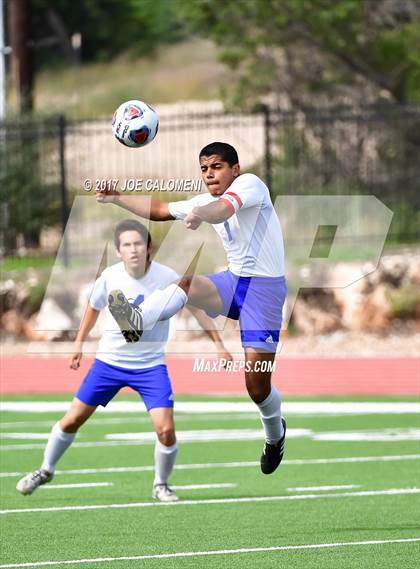 Thumbnail 1 in Dallas International vs Presbyterian Pan American (TAPPS State Soccer Championship Final) photogallery.