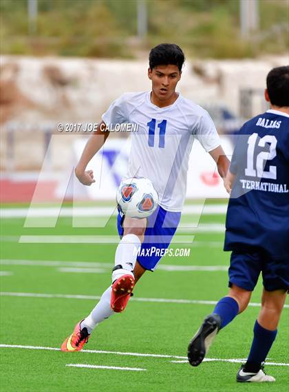Thumbnail 1 in Dallas International vs Presbyterian Pan American (TAPPS State Soccer Championship Final) photogallery.