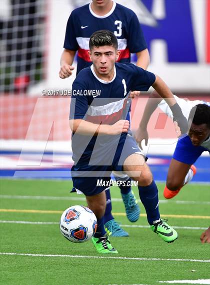 Thumbnail 2 in Dallas International vs Presbyterian Pan American (TAPPS State Soccer Championship Final) photogallery.