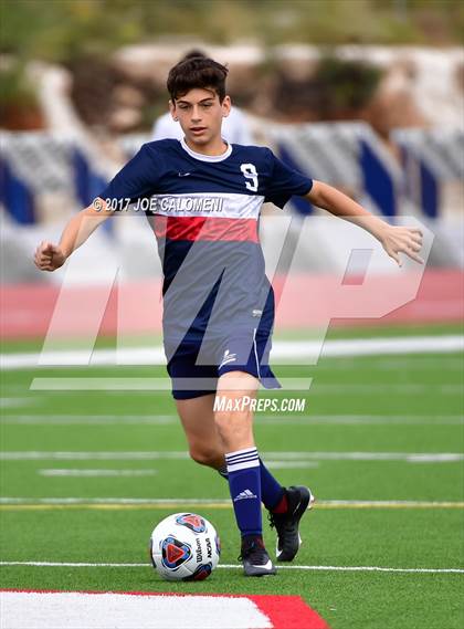 Thumbnail 2 in Dallas International vs Presbyterian Pan American (TAPPS State Soccer Championship Final) photogallery.