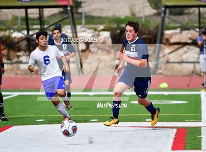 Thumbnail 2 in Dallas International vs Presbyterian Pan American (TAPPS State Soccer Championship Final) photogallery.
