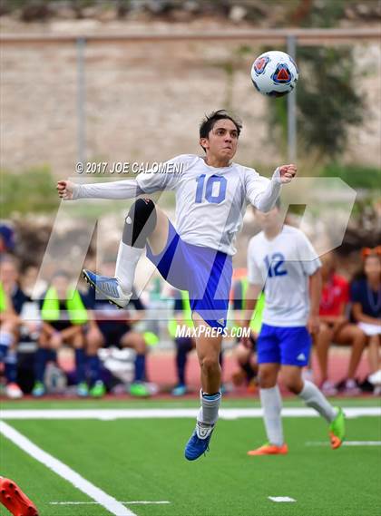 Thumbnail 3 in Dallas International vs Presbyterian Pan American (TAPPS State Soccer Championship Final) photogallery.