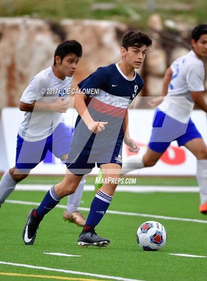 Thumbnail 2 in Dallas International vs Presbyterian Pan American (TAPPS State Soccer Championship Final) photogallery.