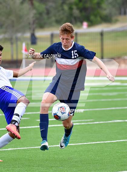 Thumbnail 2 in Dallas International vs Presbyterian Pan American (TAPPS State Soccer Championship Final) photogallery.
