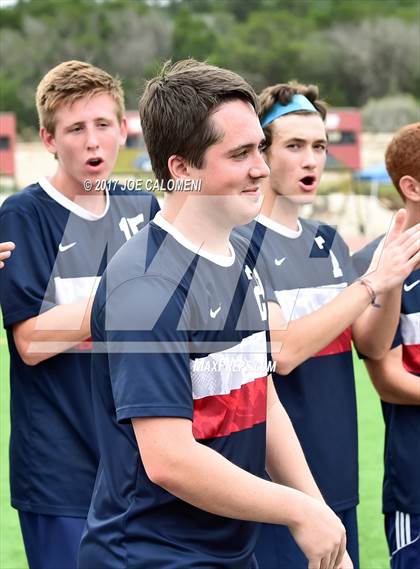 Thumbnail 2 in Dallas International vs Presbyterian Pan American (TAPPS State Soccer Championship Final) photogallery.
