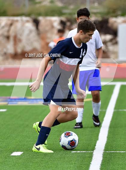 Thumbnail 3 in Dallas International vs Presbyterian Pan American (TAPPS State Soccer Championship Final) photogallery.