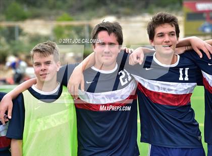 Thumbnail 3 in Dallas International vs Presbyterian Pan American (TAPPS State Soccer Championship Final) photogallery.