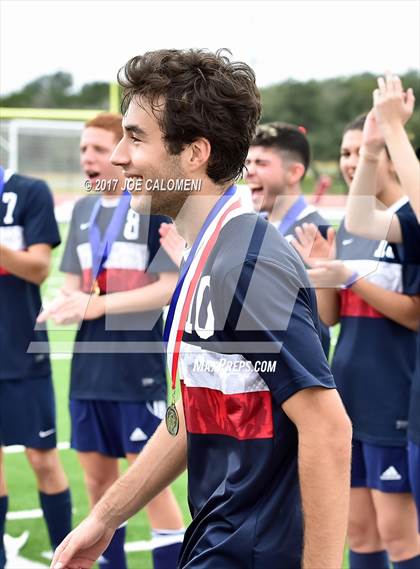 Thumbnail 3 in Dallas International vs Presbyterian Pan American (TAPPS State Soccer Championship Final) photogallery.