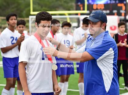 Thumbnail 3 in Dallas International vs Presbyterian Pan American (TAPPS State Soccer Championship Final) photogallery.