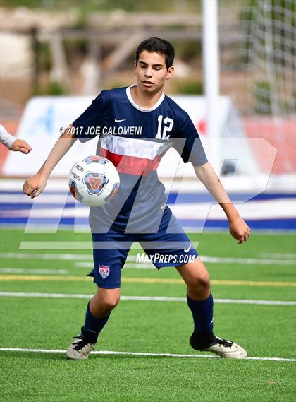 Thumbnail 2 in Dallas International vs Presbyterian Pan American (TAPPS State Soccer Championship Final) photogallery.