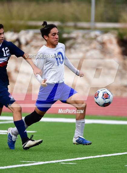 Thumbnail 1 in Dallas International vs Presbyterian Pan American (TAPPS State Soccer Championship Final) photogallery.