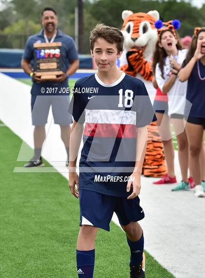 Thumbnail 2 in Dallas International vs Presbyterian Pan American (TAPPS State Soccer Championship Final) photogallery.