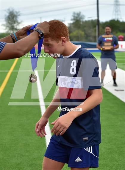 Thumbnail 3 in Dallas International vs Presbyterian Pan American (TAPPS State Soccer Championship Final) photogallery.