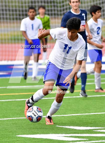 Thumbnail 3 in Dallas International vs Presbyterian Pan American (TAPPS State Soccer Championship Final) photogallery.