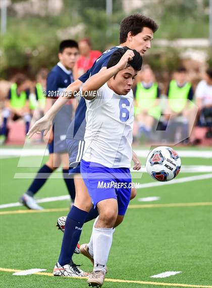 Thumbnail 3 in Dallas International vs Presbyterian Pan American (TAPPS State Soccer Championship Final) photogallery.
