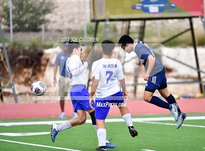 Thumbnail 1 in Dallas International vs Presbyterian Pan American (TAPPS State Soccer Championship Final) photogallery.