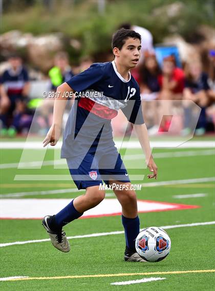 Thumbnail 3 in Dallas International vs Presbyterian Pan American (TAPPS State Soccer Championship Final) photogallery.