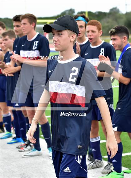 Thumbnail 3 in Dallas International vs Presbyterian Pan American (TAPPS State Soccer Championship Final) photogallery.
