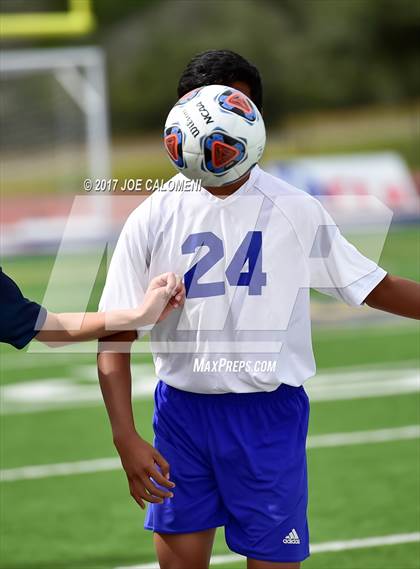 Thumbnail 1 in Dallas International vs Presbyterian Pan American (TAPPS State Soccer Championship Final) photogallery.